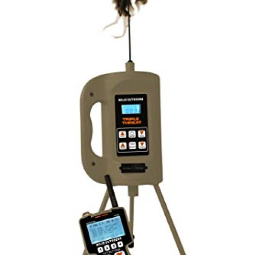 MOJO Outdoors Triple Threat E-Caller Predator Coyote Call Decoy 3-...