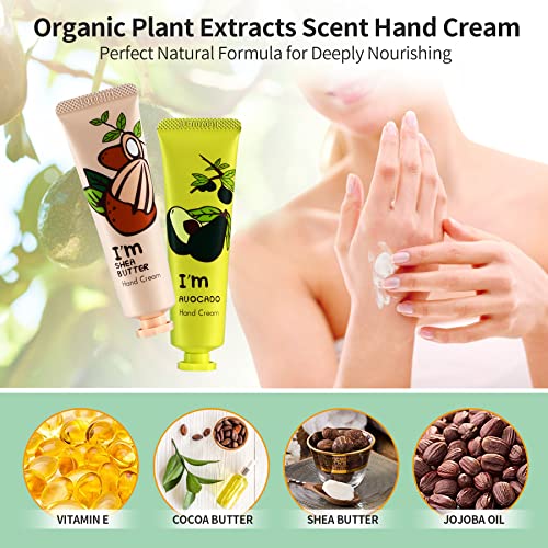 Hand Cream Set for Women, 10 Pack Organic Hand Lotion Bulk Hand Cr...