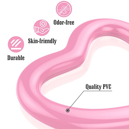 MoKo Inflatable Pool Float for Kids Adults, Clearance Heart Shaped...