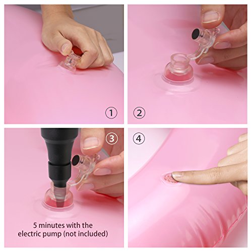 MoKo Inflatable Pool Float for Kids Adults, Clearance Heart Shaped...