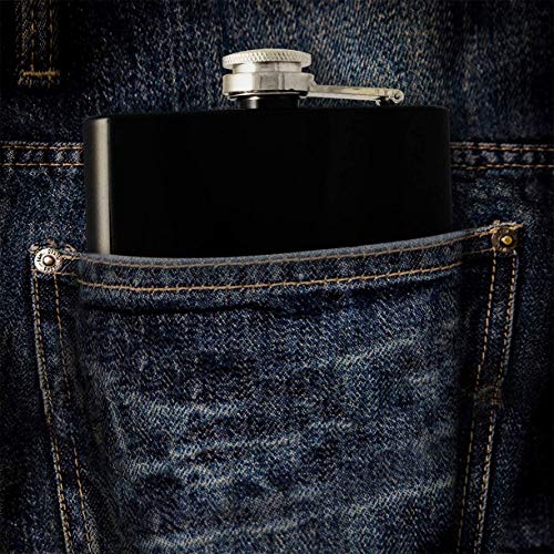 got ferries? - 8oz Hip Alcohol Drinking Flask, Black