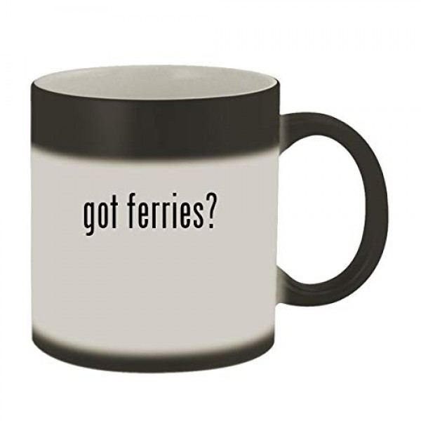 got ferries? - Ceramic Matte Black Color Changing Mug, Matte Black