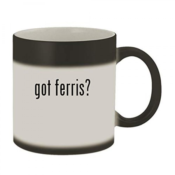 got ferris? - Ceramic Matte Black Color Changing Mug, Matte Black