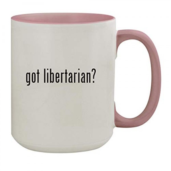 got libertarian? - 15oz Colored Inner & Handle Ceramic Coffee Mug,...