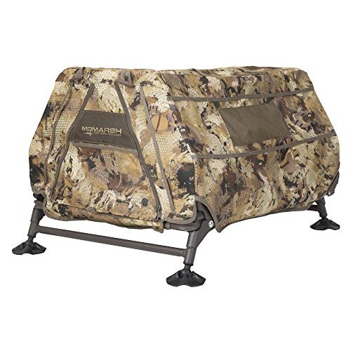 Momarsh, Field House LP Low Profile Hunting Dog Blind, Optifade Marsh