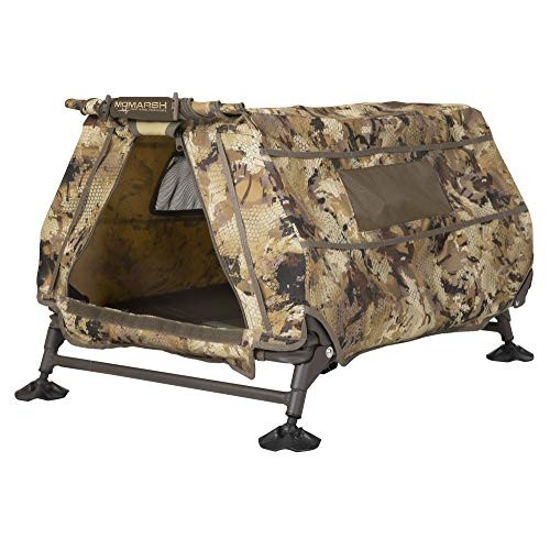 Momarsh, Field House LP Low Profile Hunting Dog Blind, Optifade Marsh