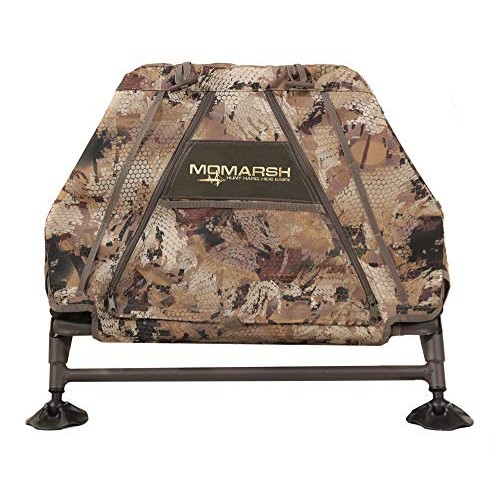 Momarsh, Field House LP Low Profile Hunting Dog Blind, Optifade Marsh