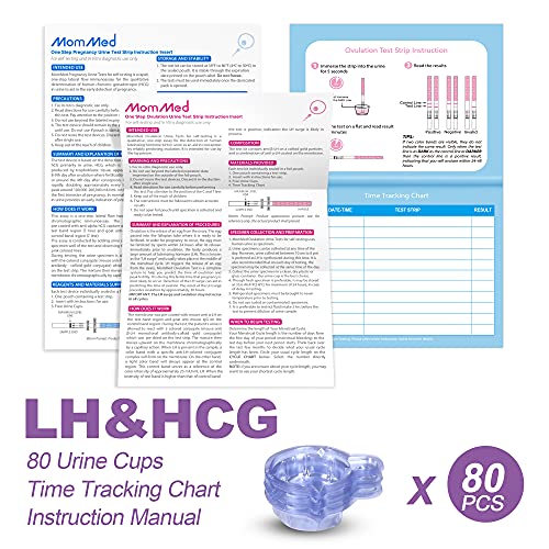 MomMed Pregnancy Test Strips HCG20-LH60, Includes 20 Pregnancy T...
