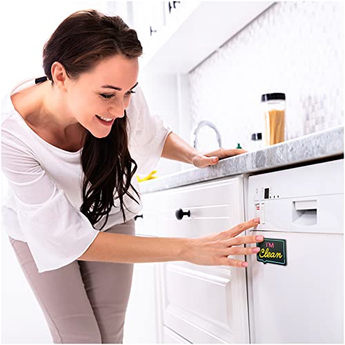Dishwasher Magnet Clean Dirty Sign Indicator - 3.5 x 2.8 inches - ...