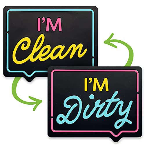 Dishwasher Magnet Clean Dirty Sign Indicator - 3.5 x 2.8 inches - ...