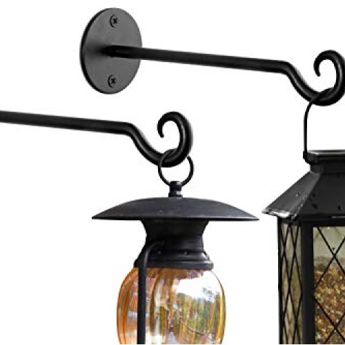 Monarch Abode 20144 Black Iron Hanger Decorative Wall Bracket