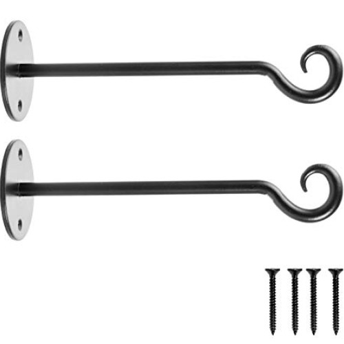 Monarch Abode 20144 Black Iron Hanger Decorative Wall Bracket