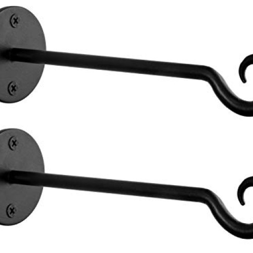Monarch Abode 20144 Black Iron Hanger Decorative Wall Bracket