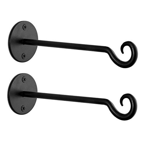 Monarch Abode 20144 Black Iron Hanger Decorative Wall Bracket