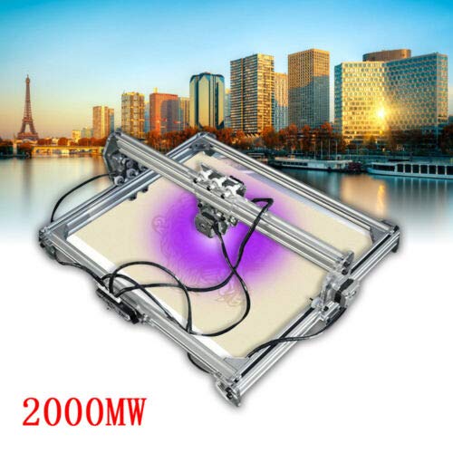CNC Engraver 2 Axis Desktop Router Engraving Machine 2000mW Mini P...