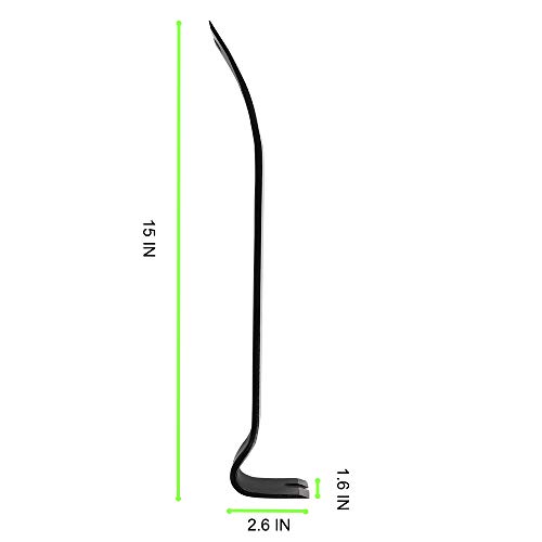 Monkey King Bar-15IN Crescent Flat Pry Bar- Nail Puller to Pry Ope...