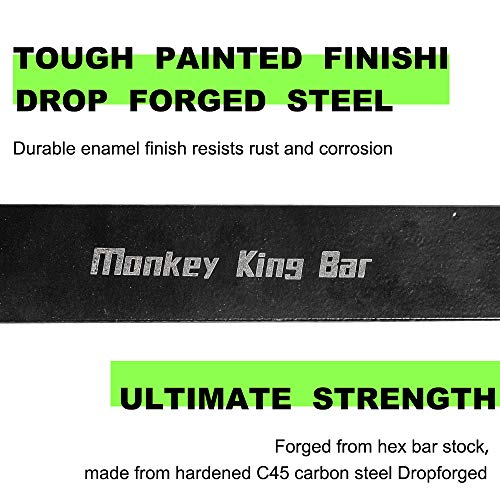 Monkey King Bar-15IN Crescent Flat Pry Bar- Nail Puller to Pry Ope...