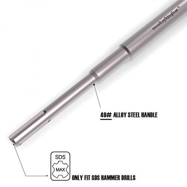 6"X25" Tile Tools 6 Inch Wide Blade Monkey King Bar Sds Max Bits Floor Scraper 