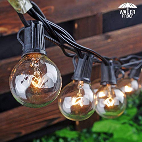 Monkeydg 100FT String Lights, G40 Outdoor String Lights Edison Lig...