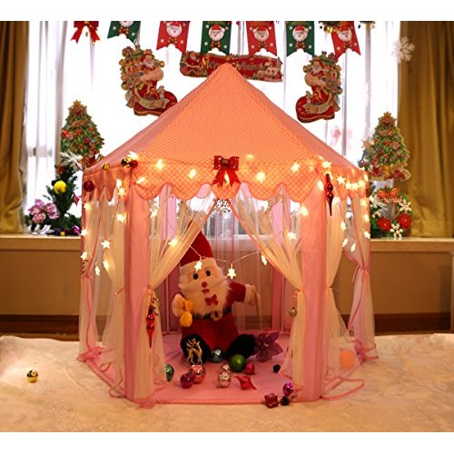 Monobeach Kids Play House Princess Tent - Indoor and Outdoor Hexag...