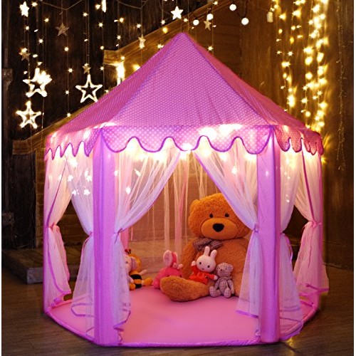 Monobeach Princess Tent Girls Large Playhouse Kids Castle Play Ten...