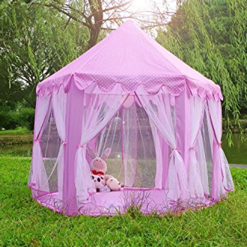 Monobeach Princess Tent Girls Large Playhouse Kids Castle Play Ten...