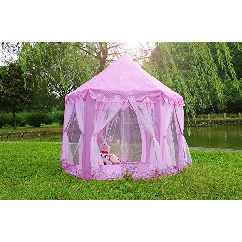 Monobeach Princess Tent Girls Large Playhouse Kids Castle Play Ten...