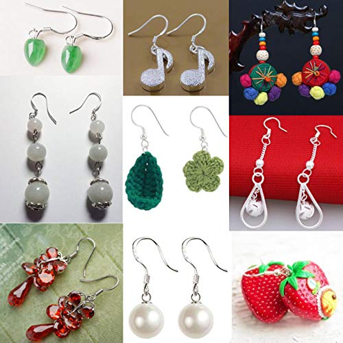 925 Sterling Silver Earring Hooks Hypoallergenic French Wire Hooks...