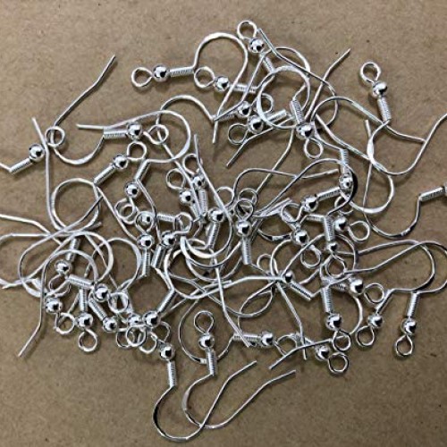 925 Sterling Silver Earring Hooks Hypoallergenic French Wire Hooks...