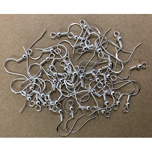 925 Sterling Silver Earring Hooks Hypoallergenic French Wire Hooks...