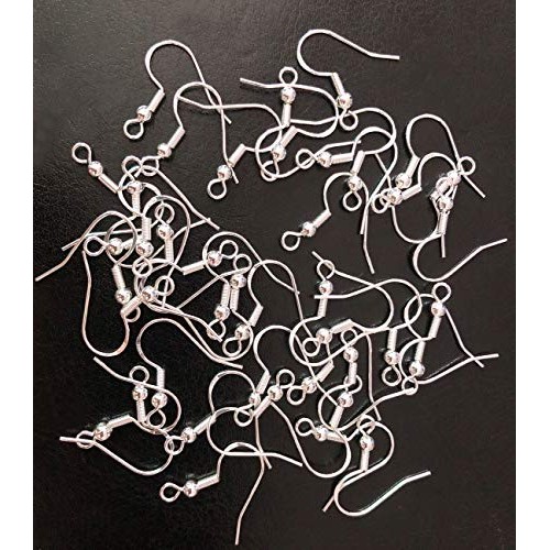 925 Sterling Silver Earring Hooks Hypoallergenic French Wire Hooks...