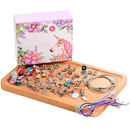 monochef DIY Charm Bracelet Making Kit, Jewelry Making Supplies Be...