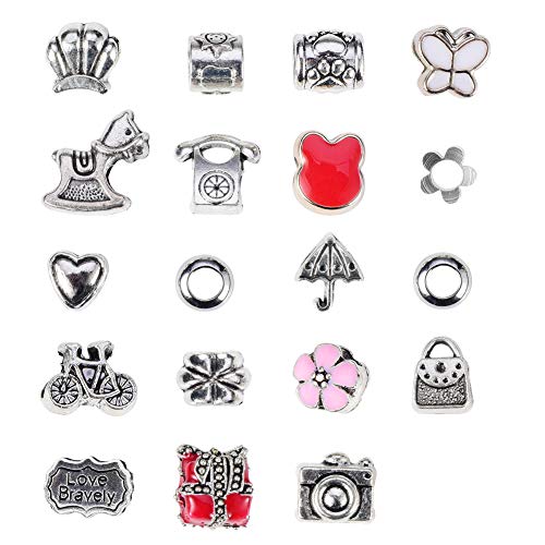 monochef DIY Charm Bracelet Making Kit, Jewelry Making Supplies Be...