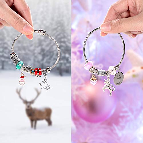 monochef DIY Charm Bracelet Making Kit, Jewelry Making Supplies Be...