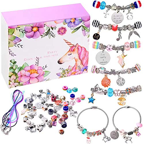monochef DIY Charm Bracelet Making Kit, Jewelry Making Supplies Be...