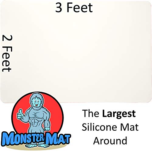 MonsterMat 36x24 Inch Extra Large Silicone Table Protector Craft M...