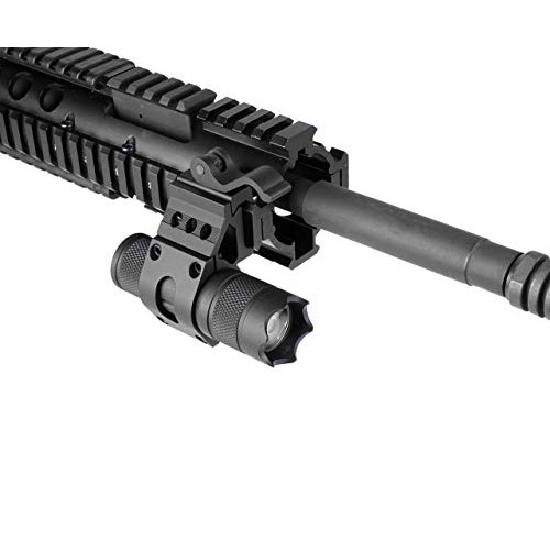 Monstrum 1 Inch Offset Picatinny Rail Mount for Flashlights with Q...