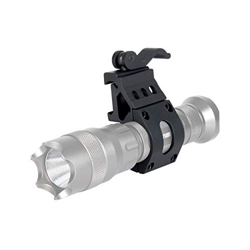 Monstrum 1 Inch Offset Picatinny Rail Mount for Flashlights with Q...