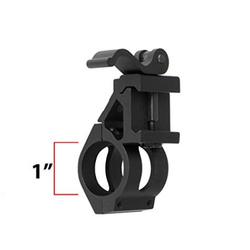 Monstrum 1 Inch Offset Picatinny Rail Mount for Flashlights with Q...