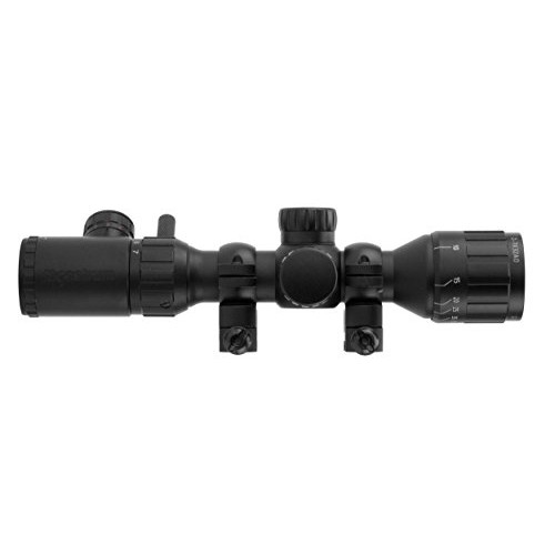 Monstrum 2-7x32 AO Rifle Scope with Illuminated Range Finder Retic...