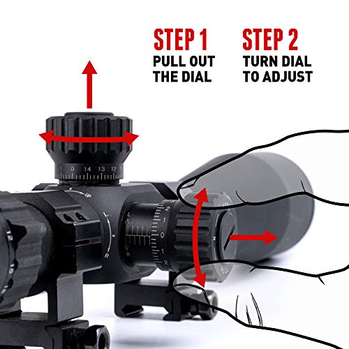 Monstrum G3 6-24x50 First Focal Plane FFP Rifle Scope with Illumin...