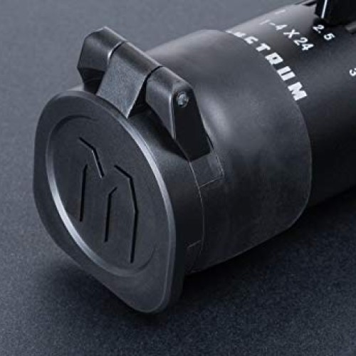 Monstrum Rubberized Flip-Up Rifle Scope Lens Covers Eyepiece | 43...