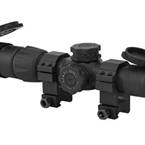 Monstrum Rubberized Flip-Up Rifle Scope Lens Covers Eyepiece | 43...