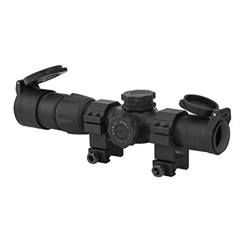 Monstrum Rubberized Flip-Up Rifle Scope Lens Covers Eyepiece | 43...