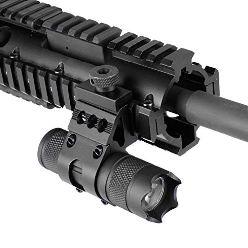 Monstrum Tactical 1 Offset Picatinny Rail Mount for Flashlights