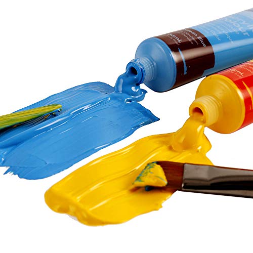 2 Pack 24 + 24 Mont Marte Acrylic Paint Set 24 Colours 36ml, Per...