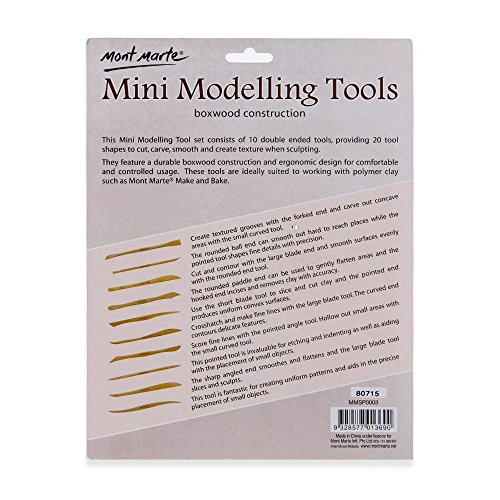 Mont Marte Polymer Clay Tools Pottery Tools Clay Sculpting Tools f...