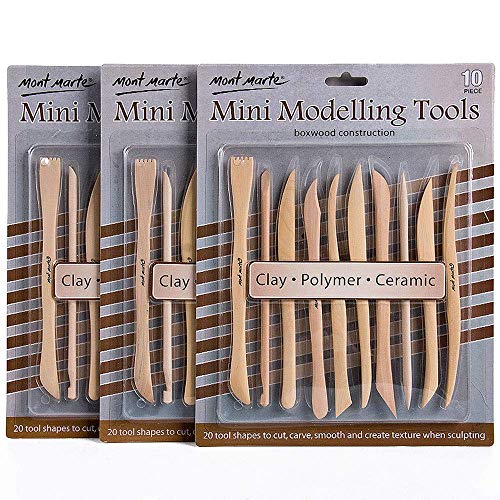 Mont Marte Polymer Clay Tools Pottery Tools Clay Sculpting Tools f...