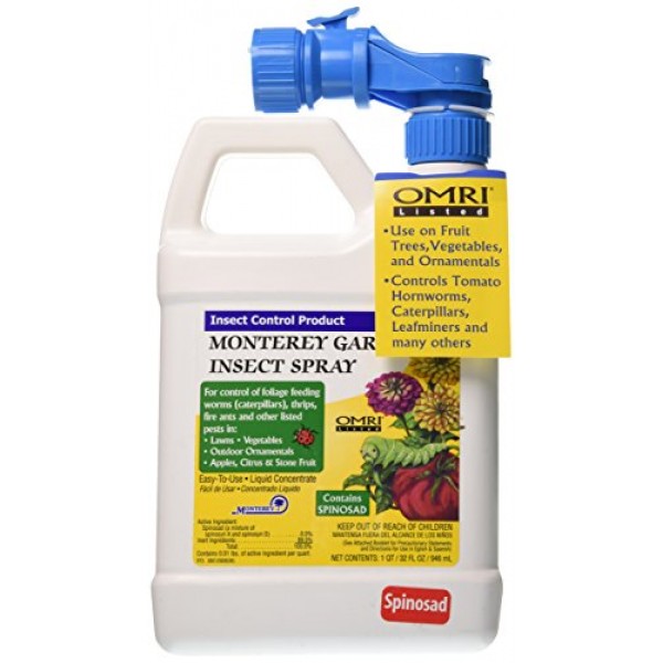 Monterey Garden Insect Spray with Spinosad Ready-to-Spray 32oz