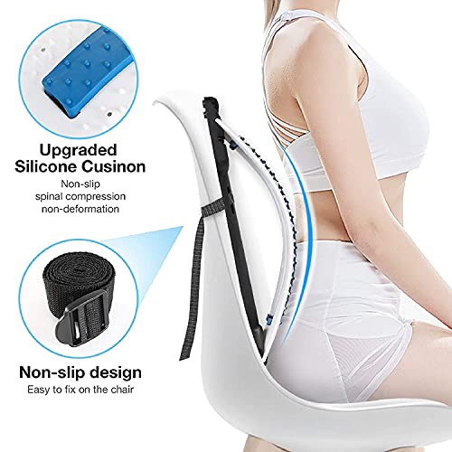 Back Stretcher, Moocoo Lower Back Pain Relief Device with Magnet, ...